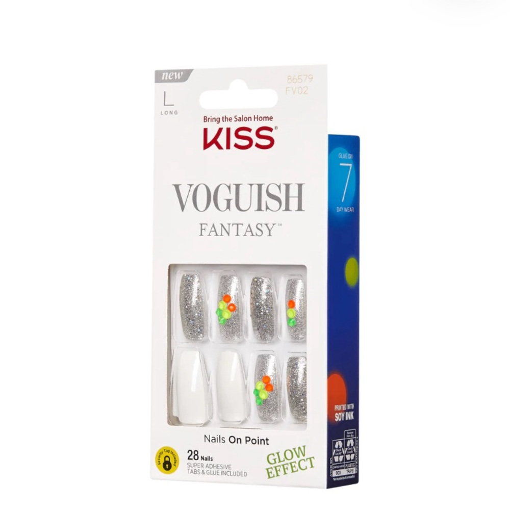 Kiss Voguish Fantasy After Glow Nails, 1 Pack